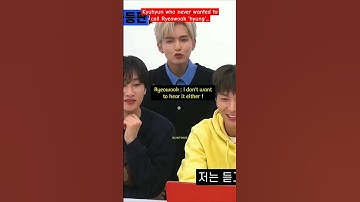 Thumbnail of Kyuhyun who never wanted to call Ryeowook 'hyung'...