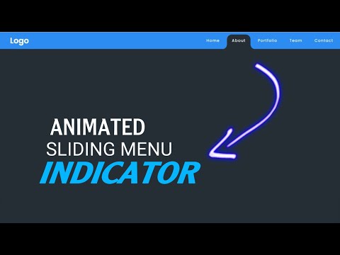 Animated Sliding Menu Indicator | HTML, CSS & JAVASCRIPT