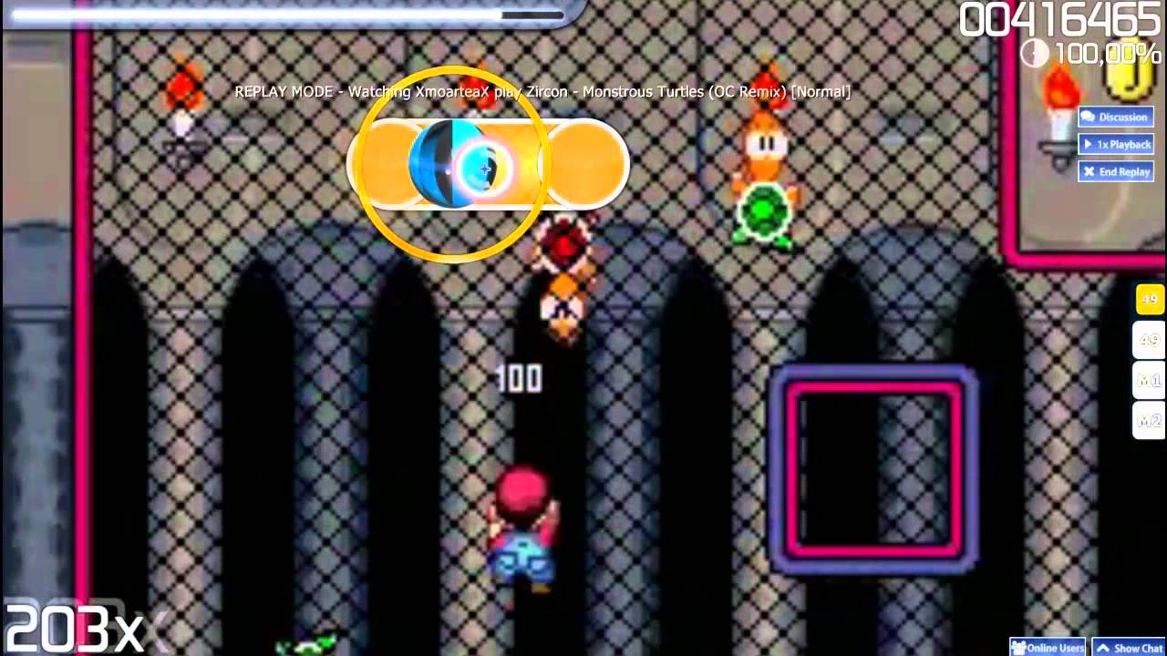 Let´s Osu! - Zircon - Monstrous Turtles (OC Remix)