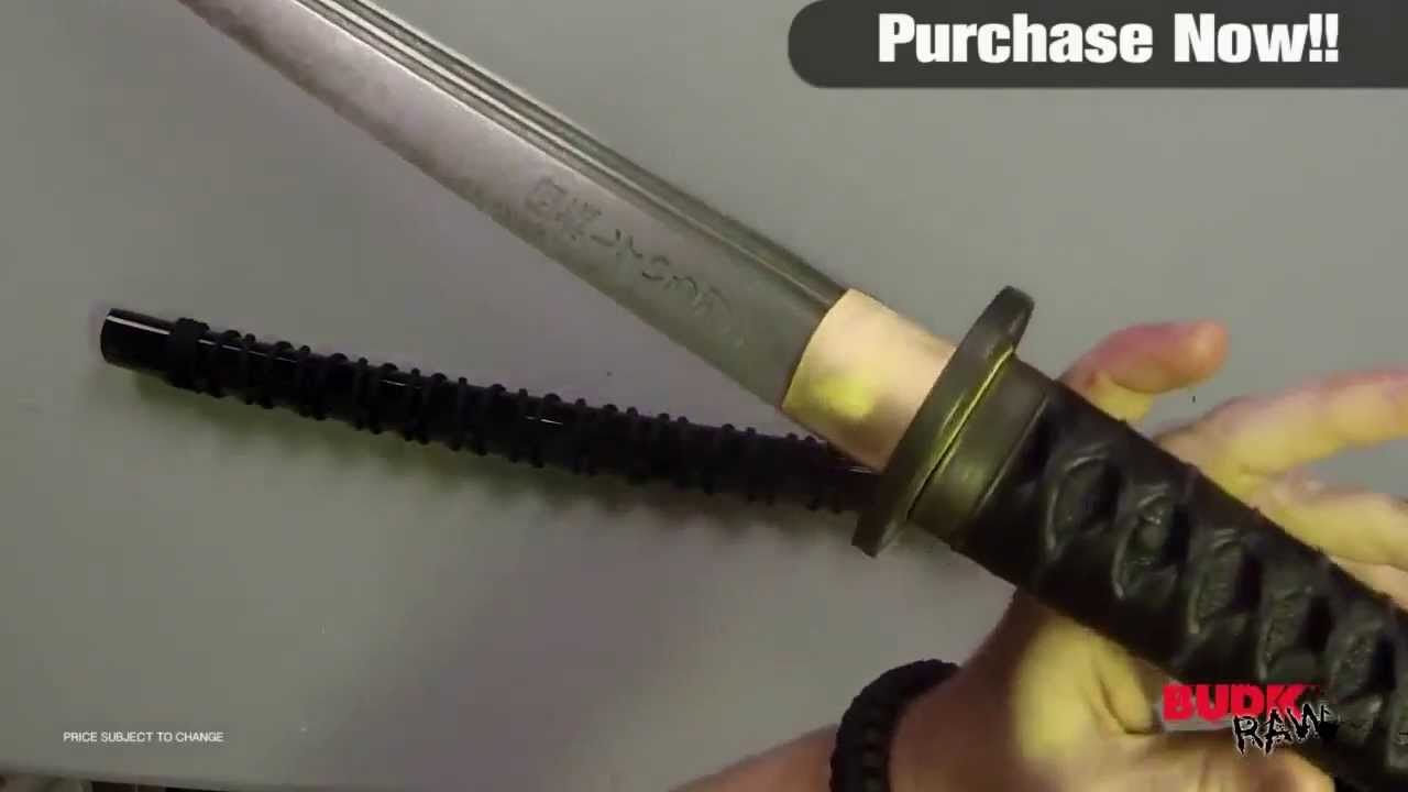 United Black Yoru Doragon Forged Katana Damascus Sword - $225.00 - YouTube