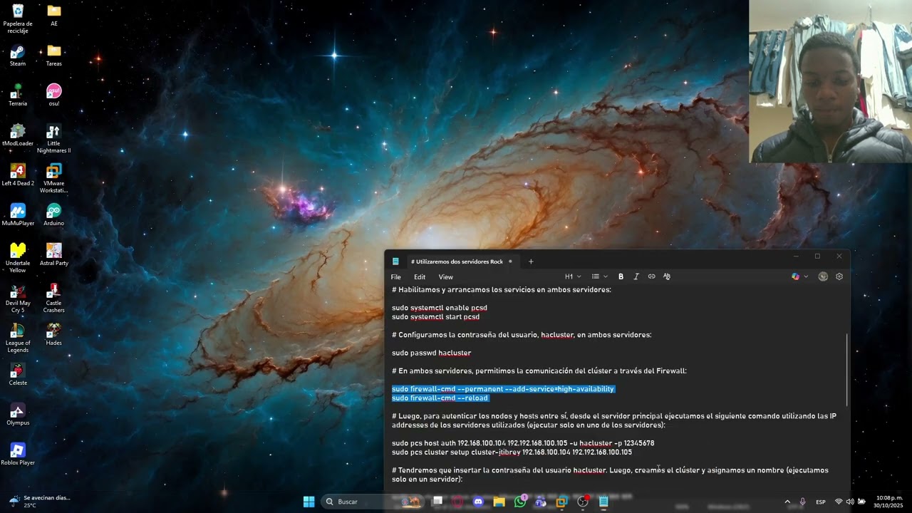Laboratorio 5.2 | Instalación y configuración de un cluster
