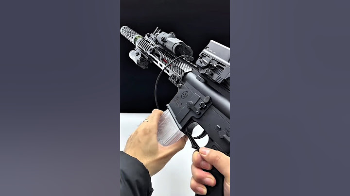 Carbon Fiber F4+Smoke Silencer.Who needs this for Christmas #toys #gelblasters #airsoft