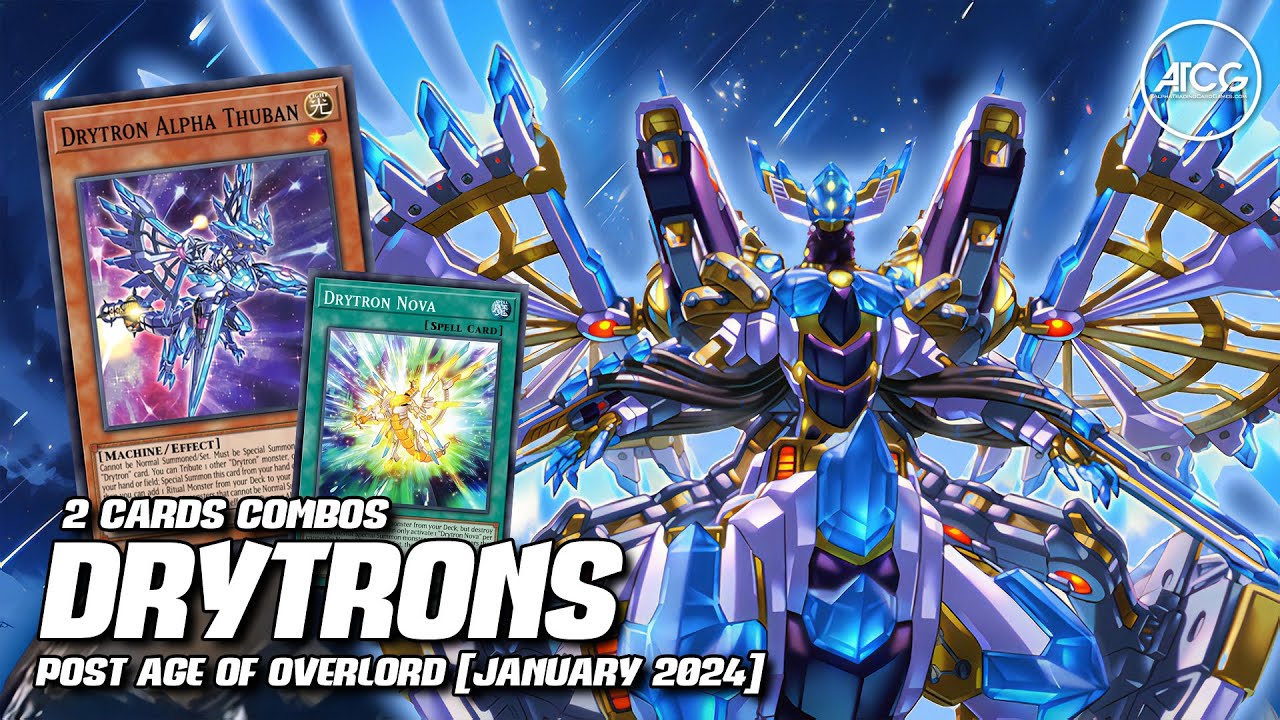 Yu-Gi-Oh! DRYTRON Deck - 2 Card Combo  (6 Negates) | *NEW INSANE COMBO*  January 2024 (Post AGOV)