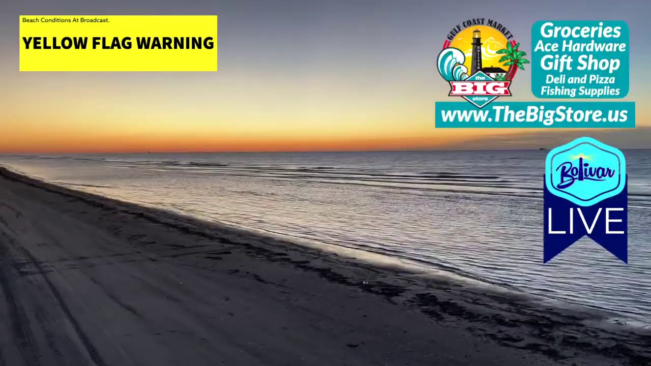 Twilight On The Upper Texas Coast, Bolivar Peninsula.