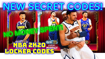 NEW SECRET LOCKER CODES 2K JAMAL MURRAY NBA 2K20 Locker Codes