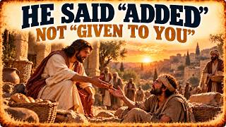 What "Added Unto You" Actually Means in Matthew 6:33