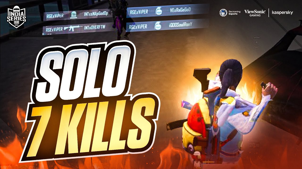 BGIS 7 SOLO KILLS MATCH🚀 | QUALIFIED FOR SEMI FINALS | RECKONING ...