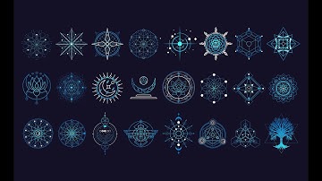 Sacred Geometry Logo Art | Meditative Design Showcase