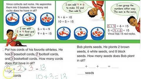 5.4 Word Problems with Three Addends