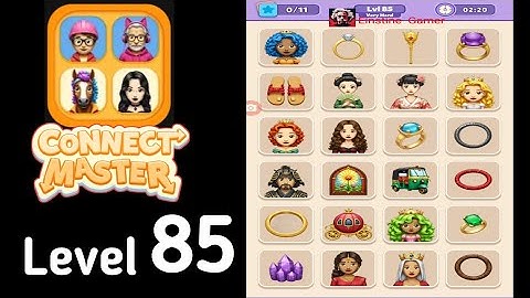 Connect Master Match Puzzle level 85 very hard Guide Walkthrough Solution