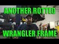 JEEP WRANGLER TJ/LJ FRAME REPAIR!!! Rotted bad!!!