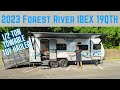 2023 forest river ibex 19qth review    12ton towable toy hauler