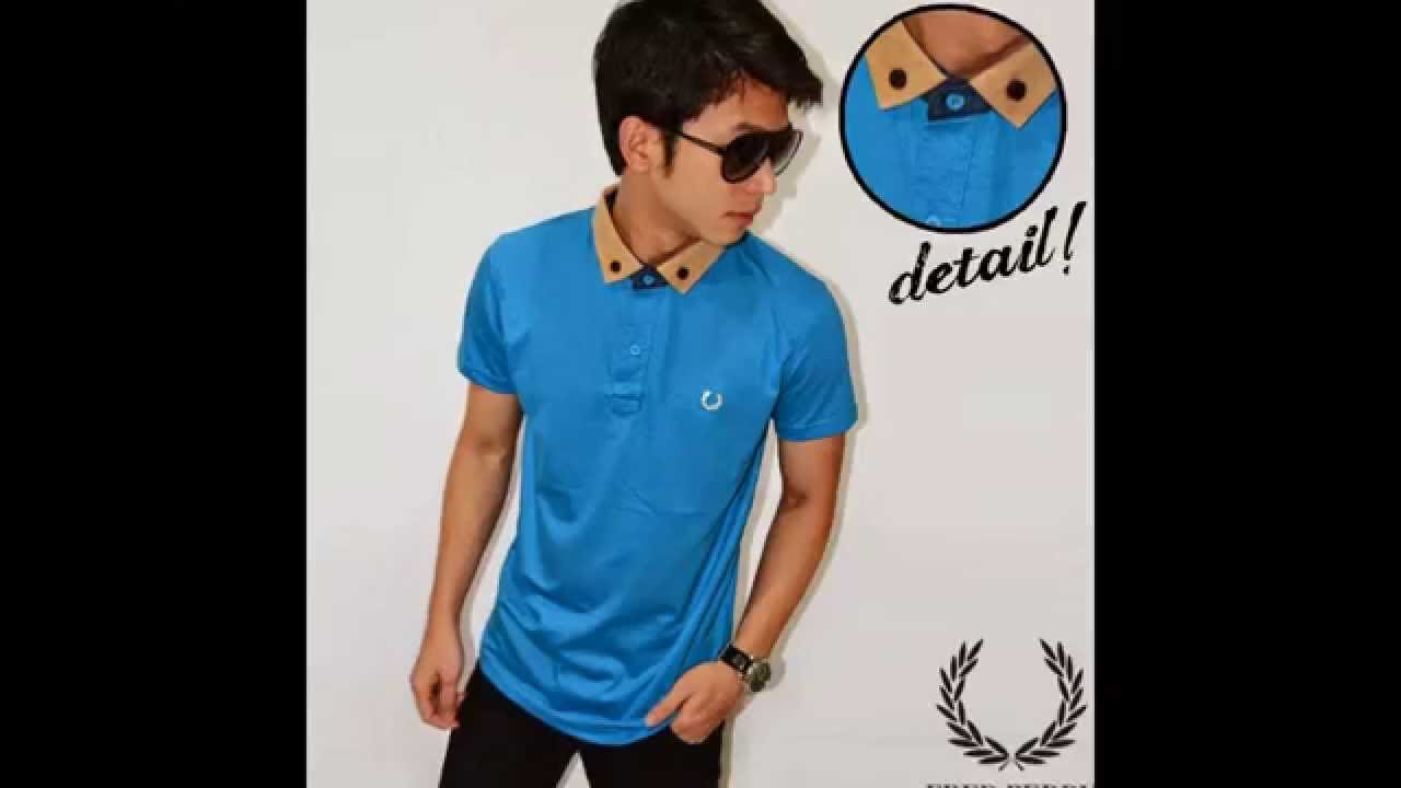  Kaos  Polo  Suede Fred Perry pin 75d45fba Baju Pria 