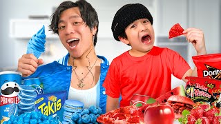 Eating One Color Food For 24 Hours The Shluv Family