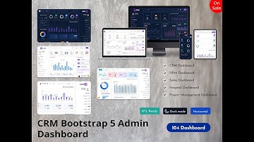 CRMi Responsive Admin: Modern CRM Platform Dashboard