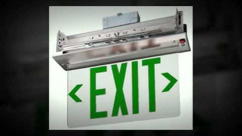 class 1 division 1 exit sign