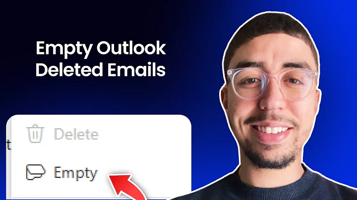 how to delete outlook deleted emails (Empty Deleted Folder 2025)