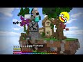 The Hive Skywars Funny Moments #5 0 iq plays and even more hackers!