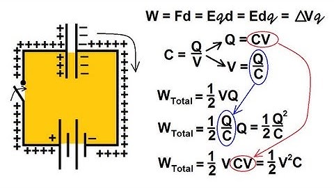 Physics 39   Capacitors (7 of 37) Energy Stored in a Capacitor