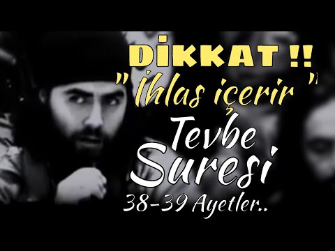 Ahireti bırakıp dünya hayatına mı razı oldunuz. ? - Tevbe suresi 38 - 39 - Usame el mağrib