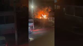 100 Block of Pine Street Fully Involved Garage Fire!