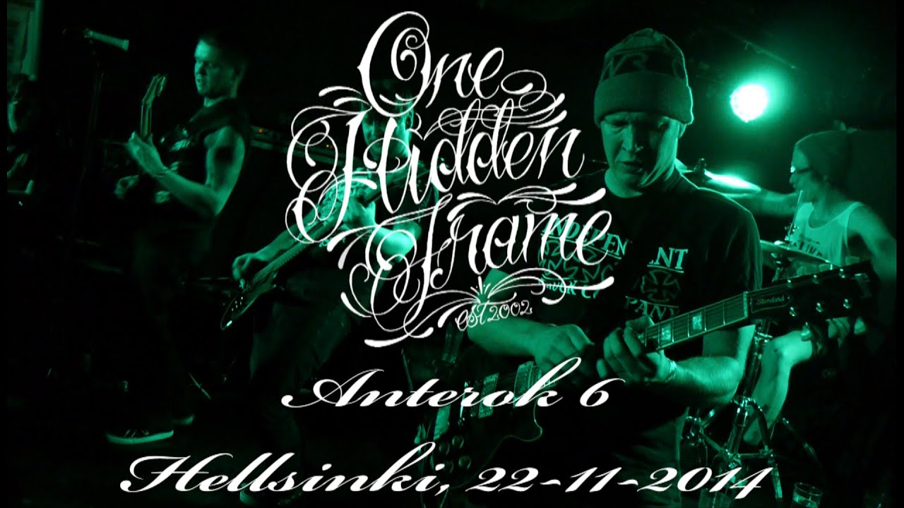 ONE HIDDEN FRAME live at ANTEROK 6 punky color