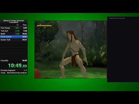 Disneyu0027s Tarzan Untamed: Crocodile% Speedrun in 23:16