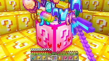 Minecraft UHC but the world is OP Lucky Blocks..