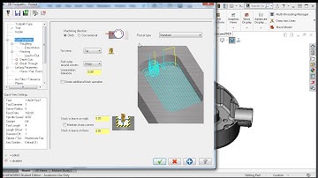 57 - Mastercam for SolidWorks - Pocket Facing