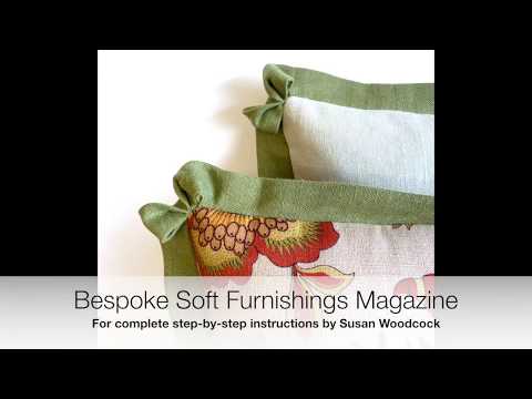 Pillow with Cutout Flange Detail