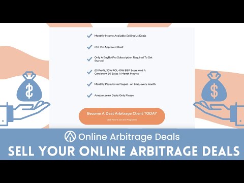 Get Paid For Your Online Arbitrage Deals - Earn A Monthly Income With Our Deal Arbitrage