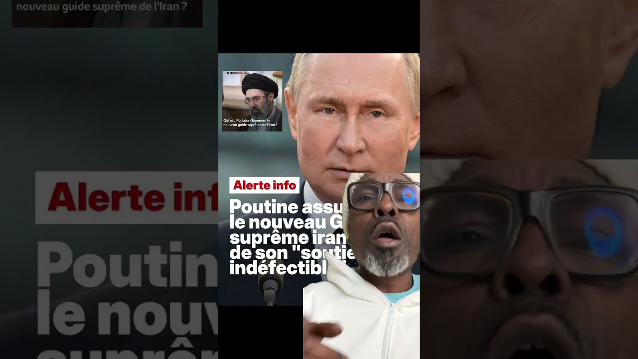 Vladimir Poutine assure le nouveau Guide suprême iranien de son soutien indéfectible 