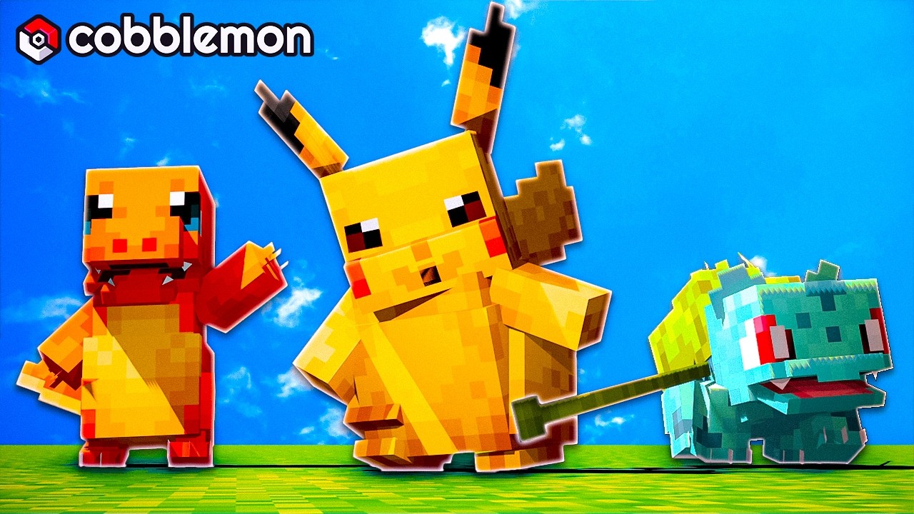 This mod adds POKEMON To Minecraft