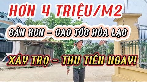Chưa Từng Có: Mảnh Đất Giá Rẻ Nhất Hòa Lạc – View Khu Công Nghiệp, Gần Cao Tốc. Yên Xuân, Thạch Thất