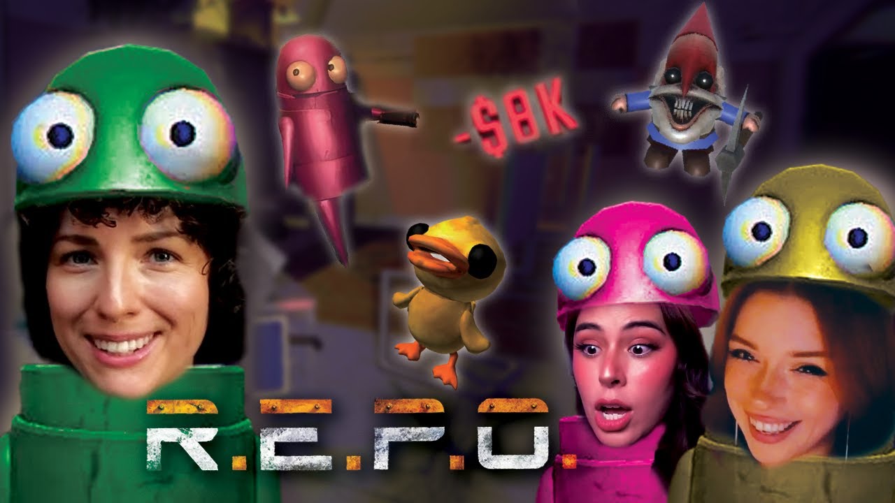 Ducks and Gnomes?! PLEASE HELP 🦆 | REPO Let’s Play ft. iHasCupquake, LaurenzSide, Shubble & luba_DO