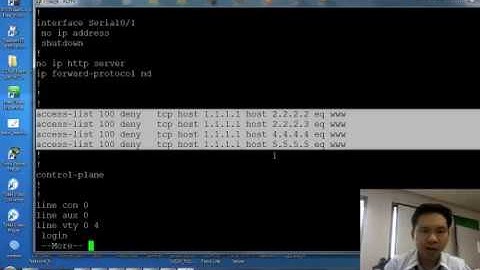 CCNA วิธีการแก้ไข ACL บน Router CISCO -Name ACL โดย Mr.Jodoi  ตอนที่ 1