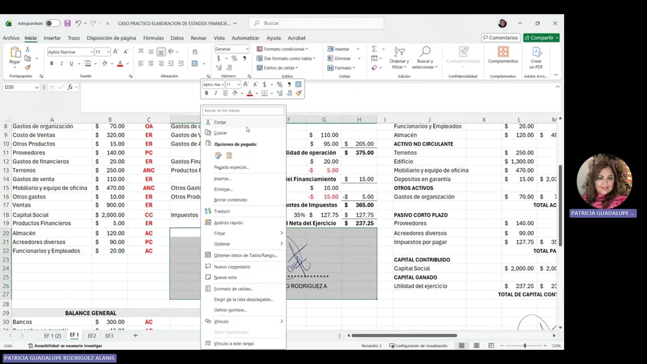 Estados Financieros paso a paso