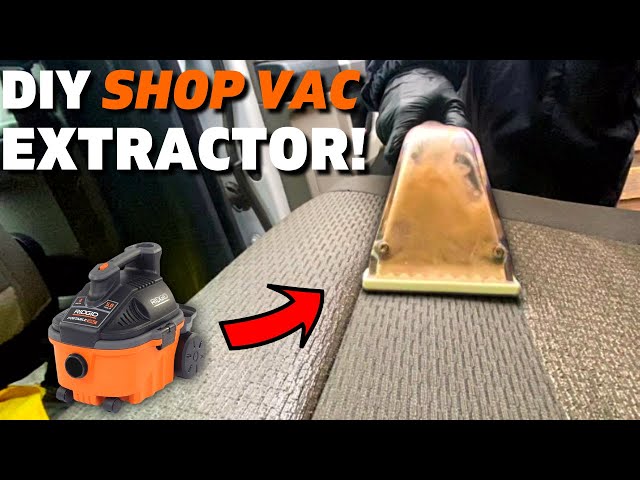 How to Turn Your Shop Vac into a Carpet Extractor! DIY Auto