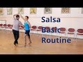 Salsa Basic Routine with Hammer Lock