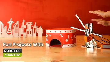 Projects with Robotics Starter Kit | Make 100+ robots | For ages 8+