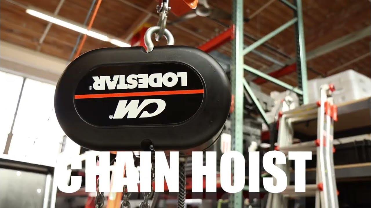 Smart Chain Hoists // Programmable CM Hoists with Stagehand Control