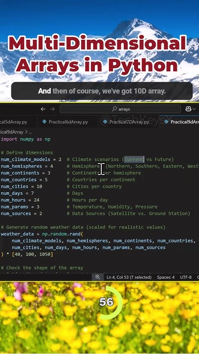 Multi Dimensional Arrays in Python - YouTube