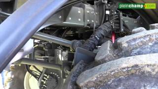 Innov-Agri 2015 : voie variable hydraulique et amortissement pneumatique pour l’automoteur Alpha evo