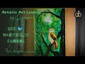 Watercolor Painting Tutorial For Beginners Of A Owl.
