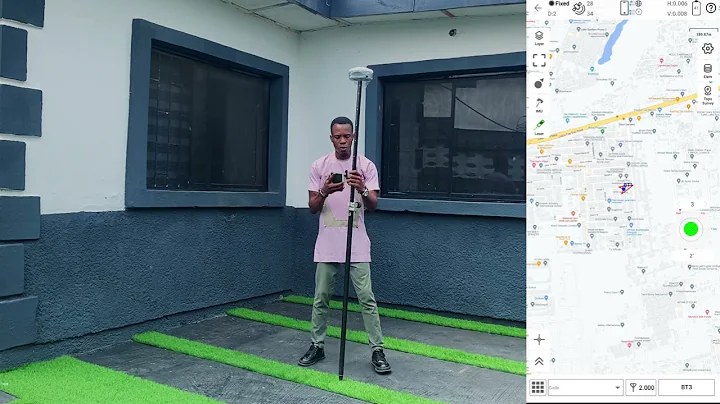 GNSS TUTORIAL -HOW TO MEASURE THE HEIGHT OF A BUILDING USING SINOGNSS MARS PRO RTK