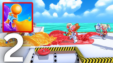 Dye Hard Color War -Gameplay Walkthrough |Part 2(ios,Android)