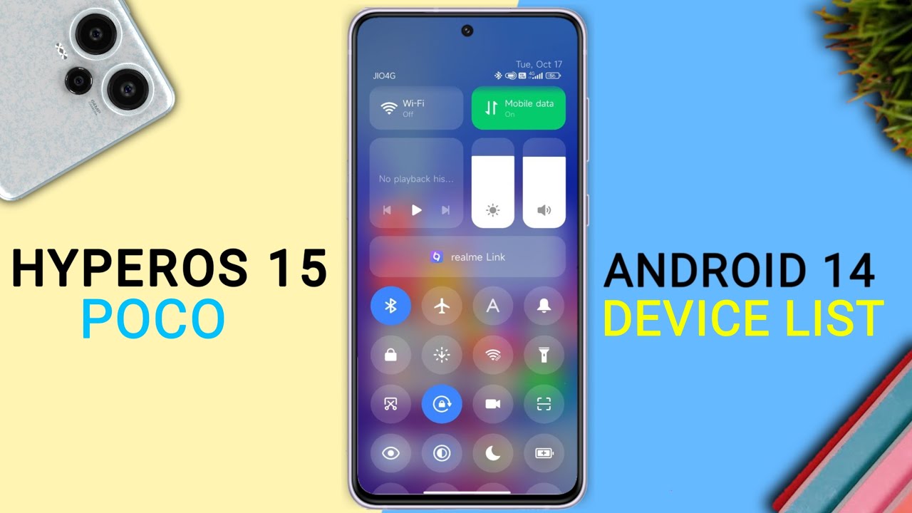 POCO HYPEROS Eligible Device List Android 14 Update for Poco