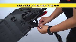 Rhinowalk Motorcycle Saddle Bag Base Fits Universal Motors Back Seat Bag screenshot 4