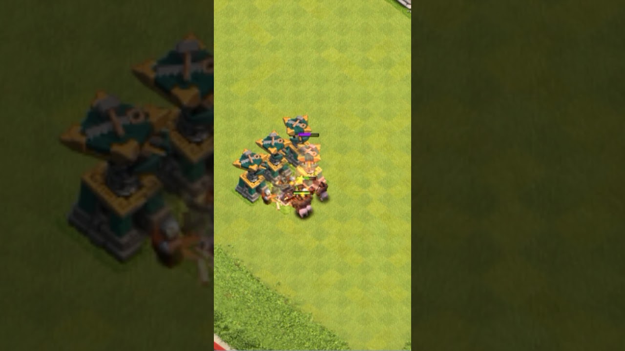 5 Max Builder VS Max Hog glider | Clash Of Clans