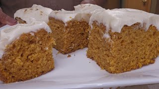 PUMPKIN Bars with Cream Cheese Frosting